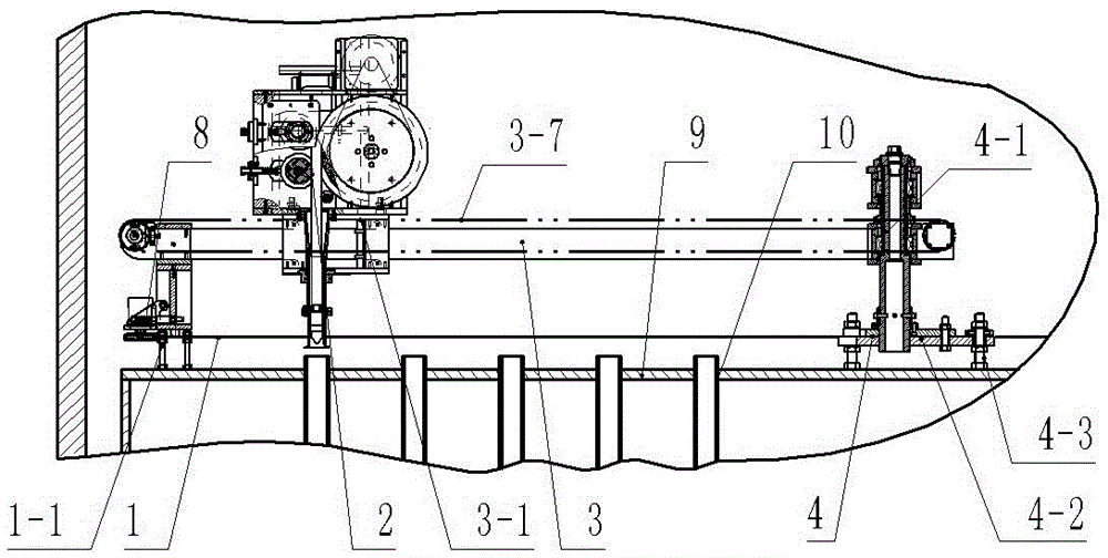 Heat exchange tube cleaning machine