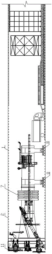 Tunnel construction method with shield methodand new Austrian tunneling method being combined