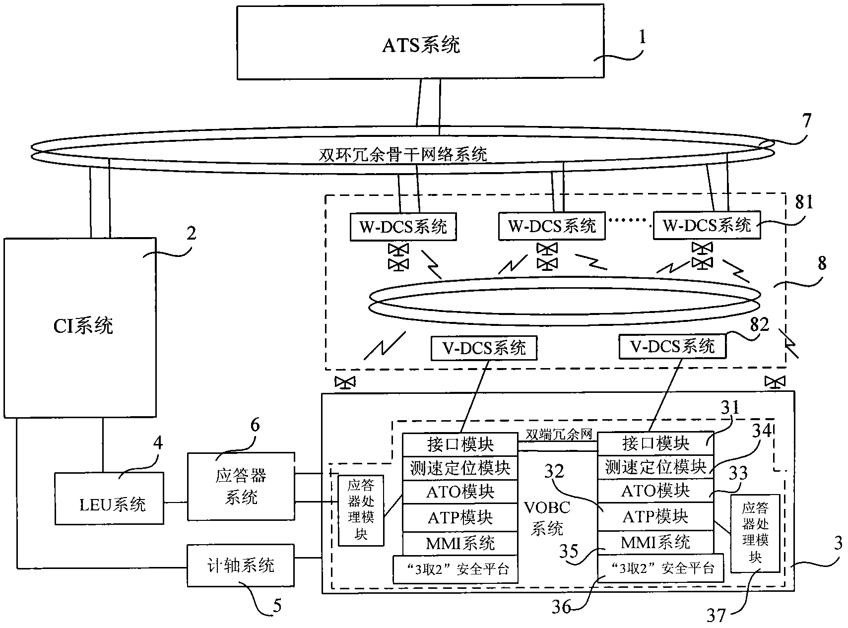 Intermittent train control system