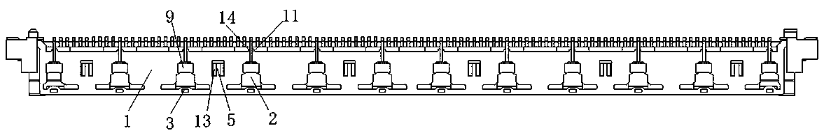 Shielding sheet and connector with same