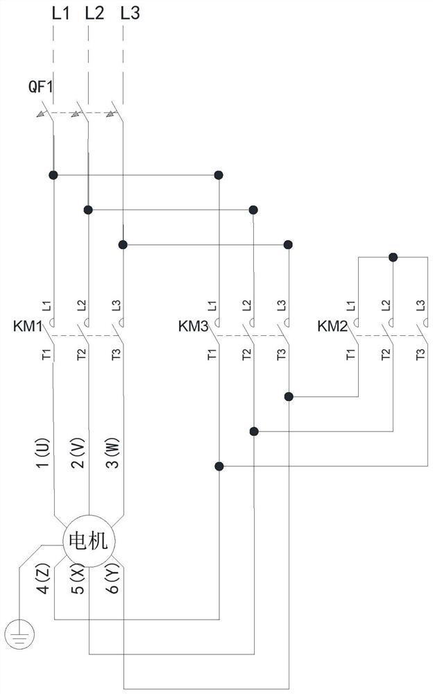 Motor starting control method and device, and electrical equipment