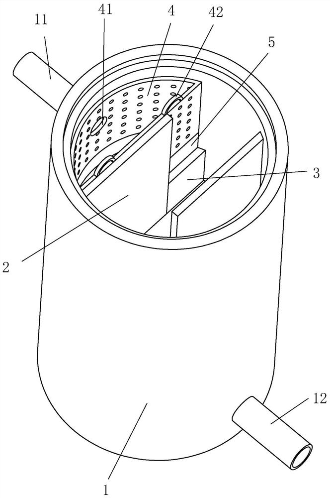 A pressure energy dissipation well for connecting sewage pipe network under a dam and its construction technology