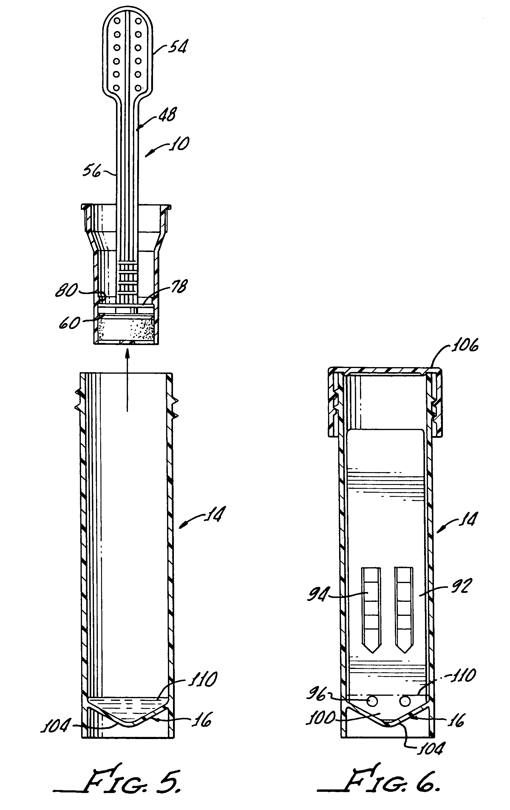 Fluid collection and testing device