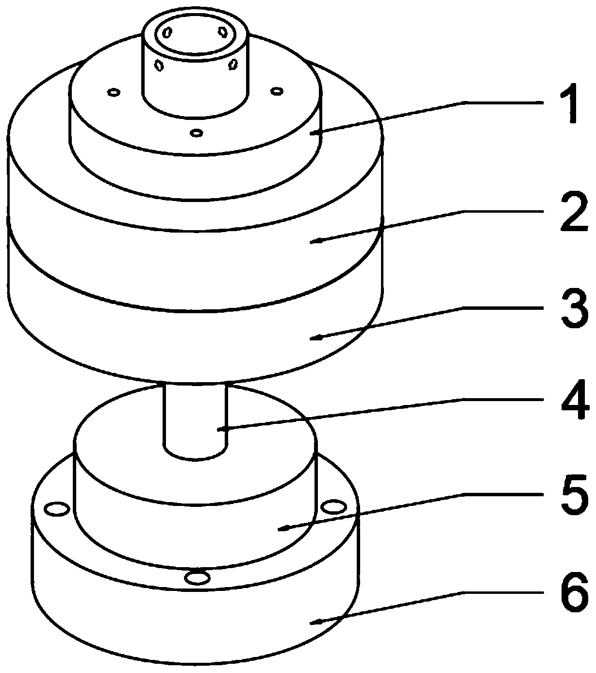 Simplified punching die