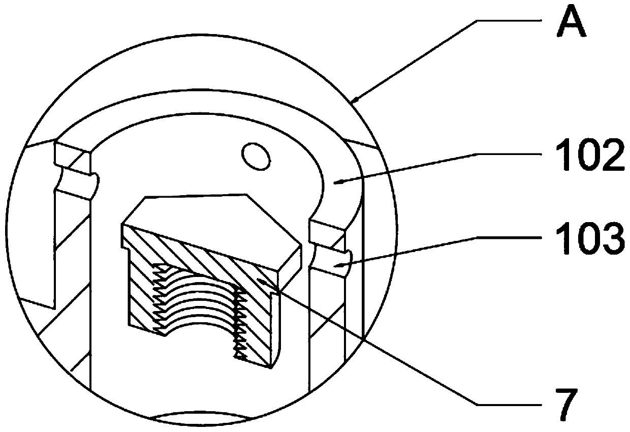 Simplified punching die