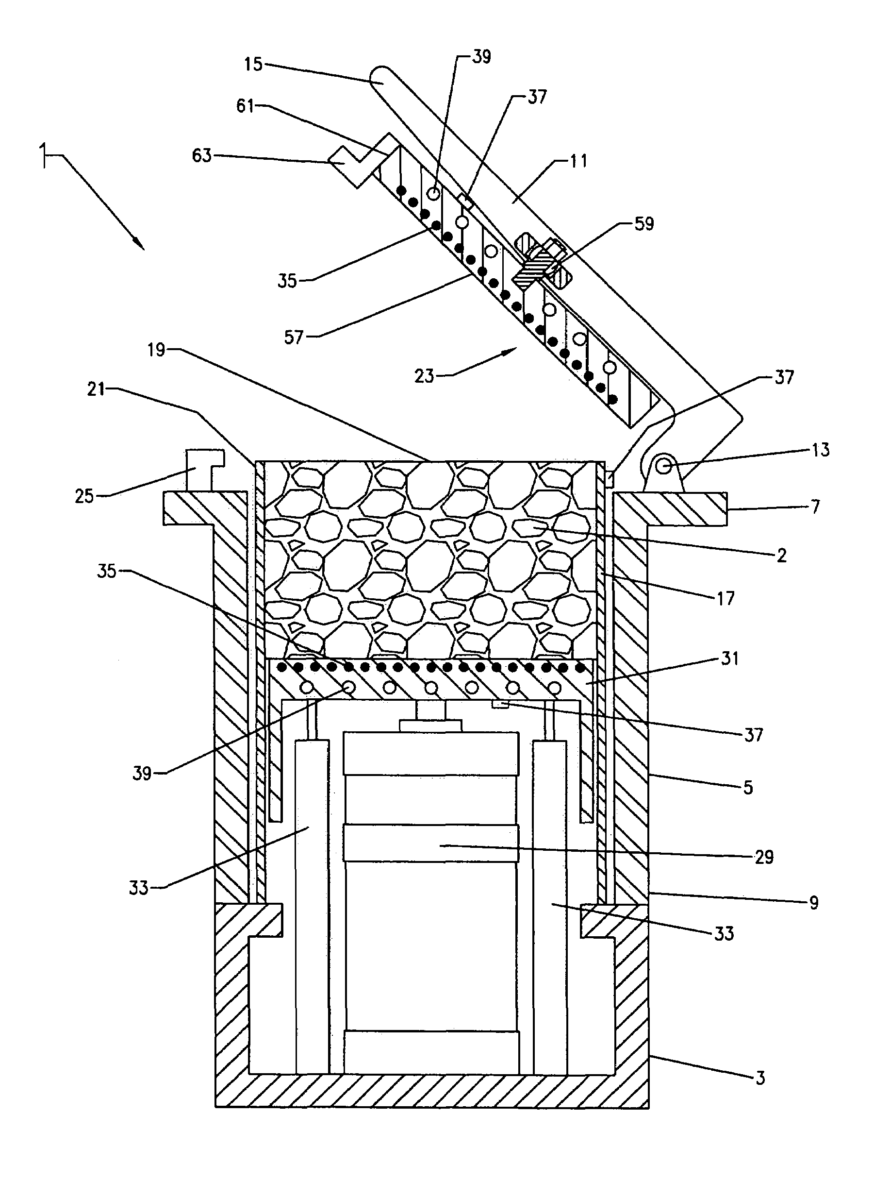 Plastics waste processor