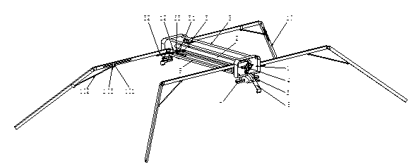 Full-automatic sun-shade umbrella for automobile