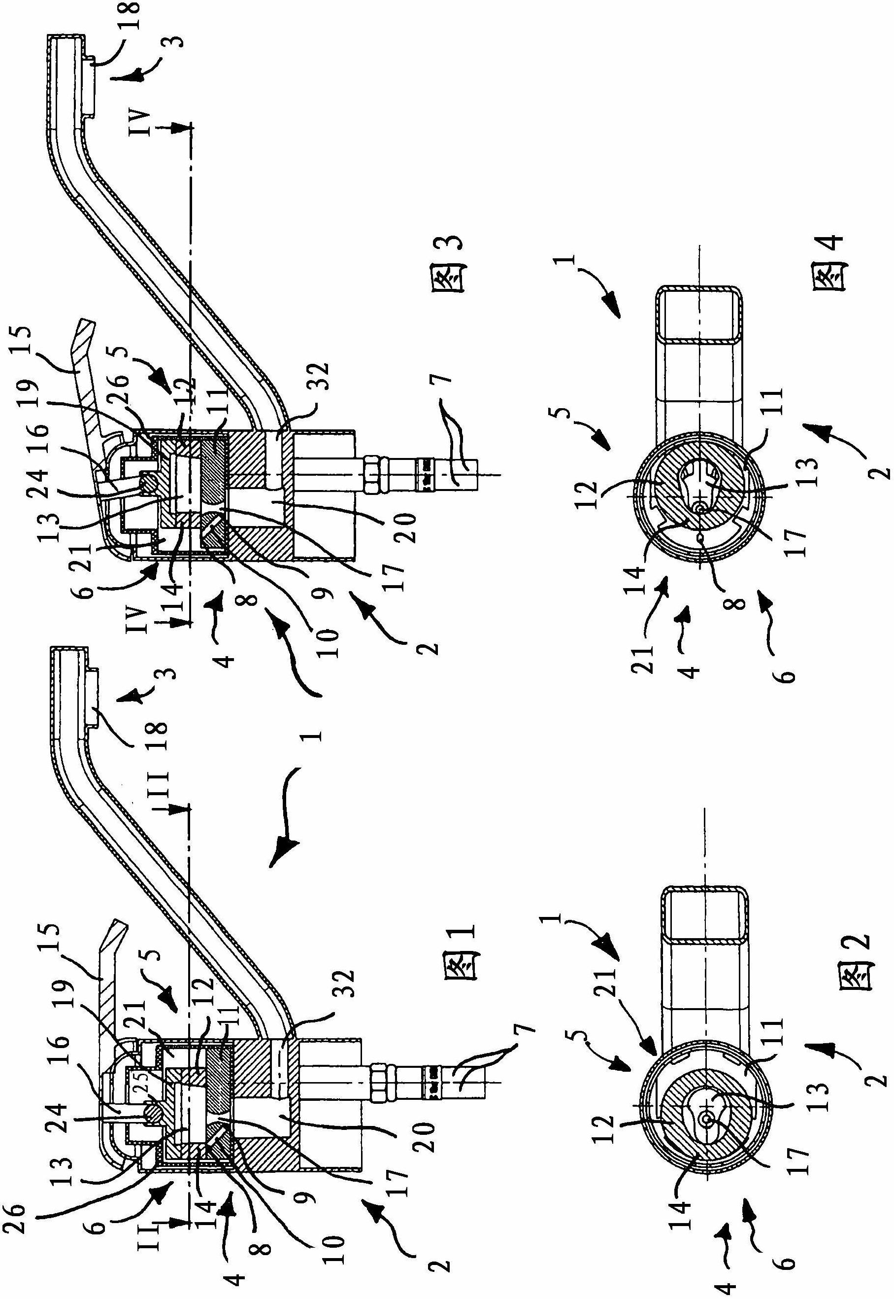 Sanitary outlet unit