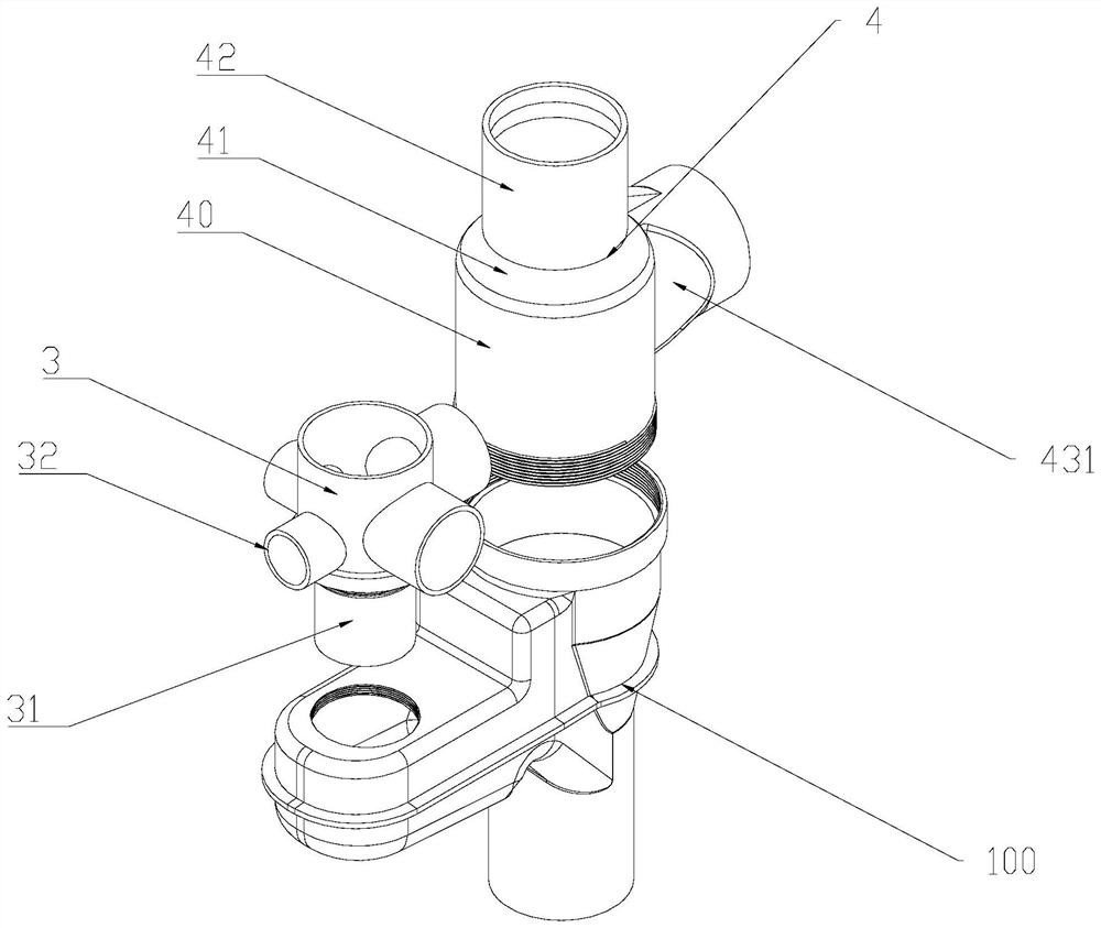 A building same-floor drainage device