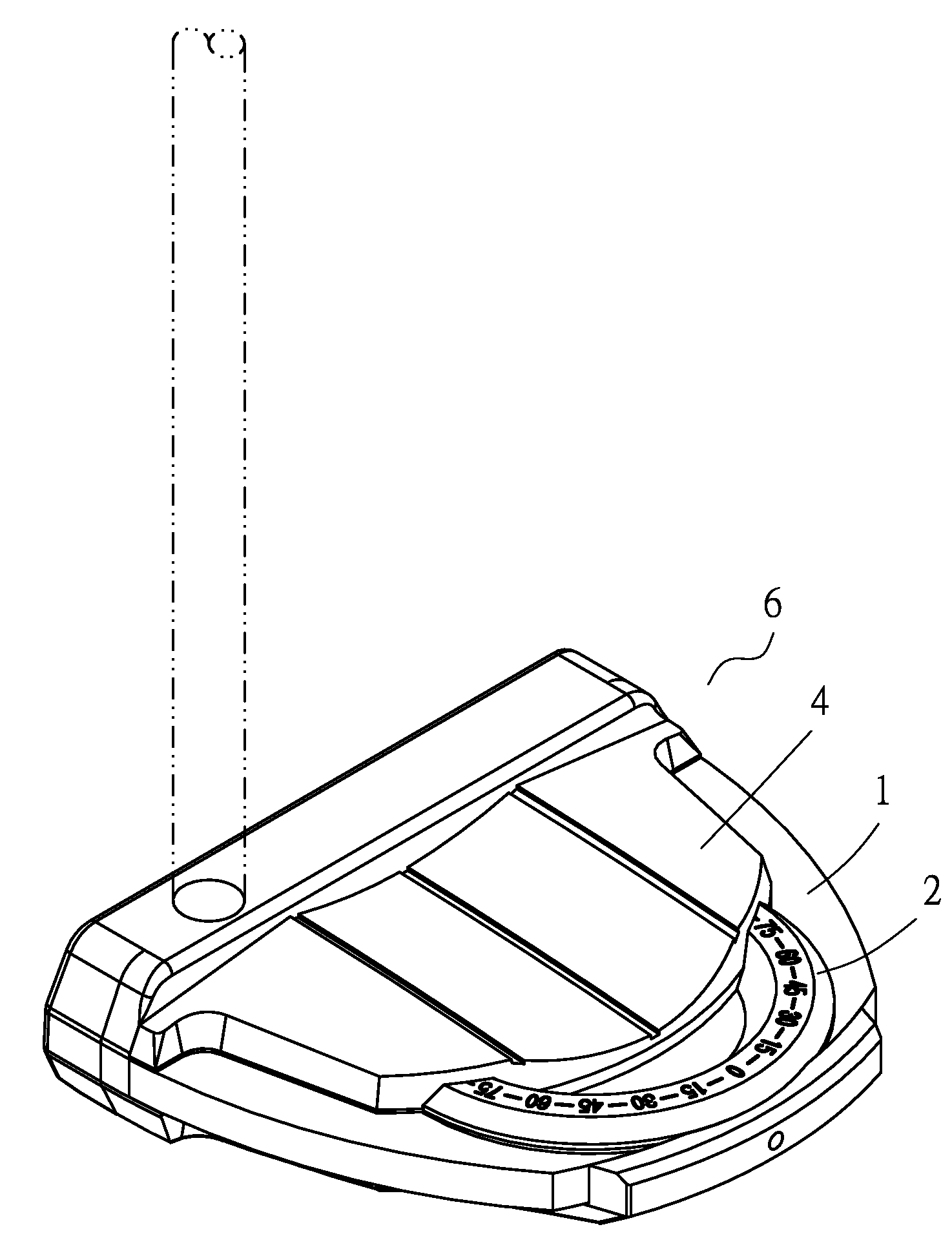 Weight adjusting structure of golf club head