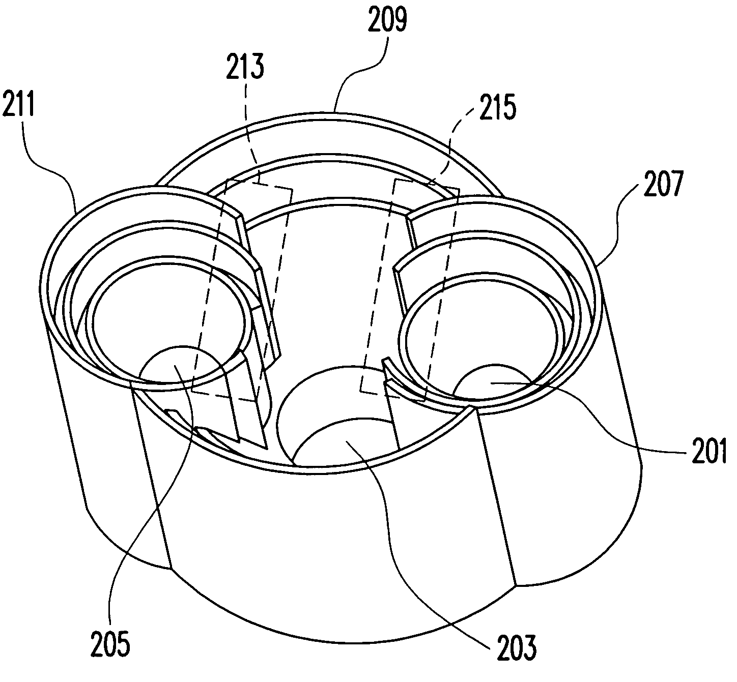 Integrated feed horn device