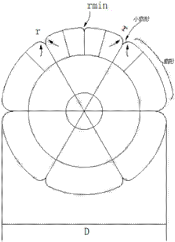 Drag reduced conductor and method for forming spline curves in drag reduced conductor