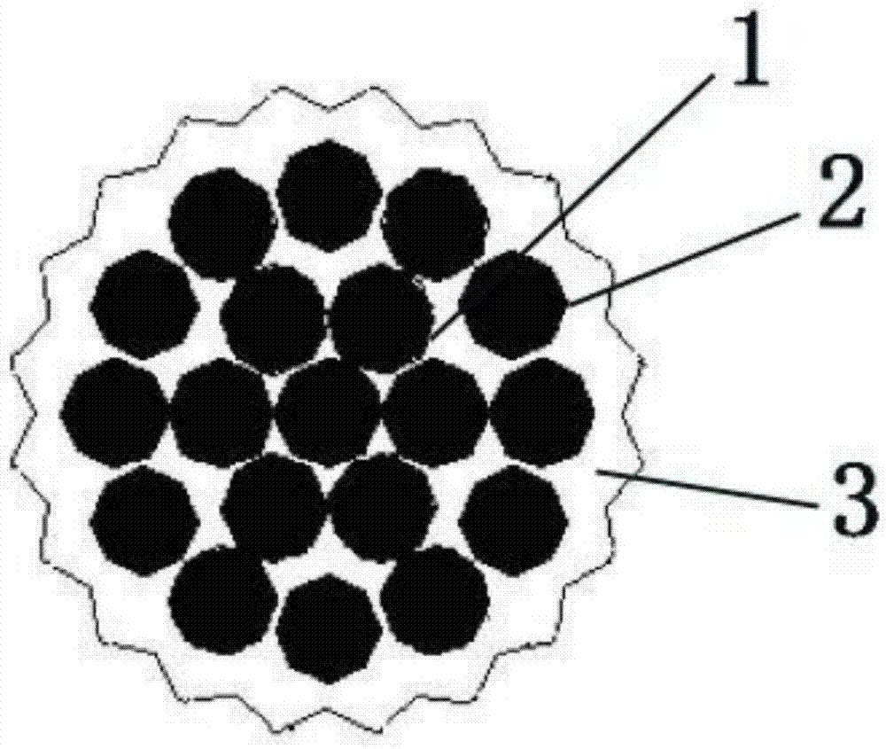 Drag reduced conductor and method for forming spline curves in drag reduced conductor