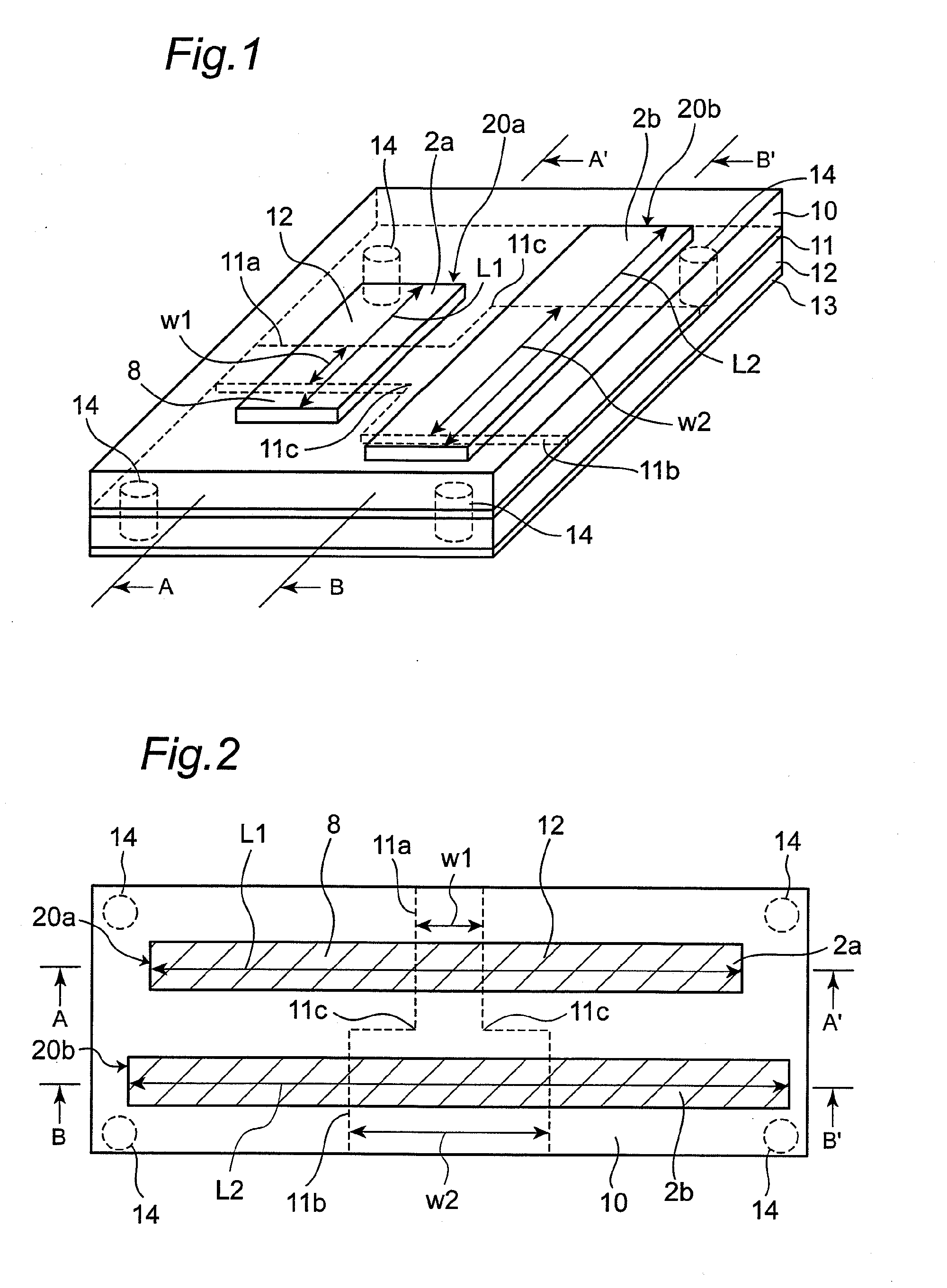 Differential transmission line including two transmission lines parallel to each other