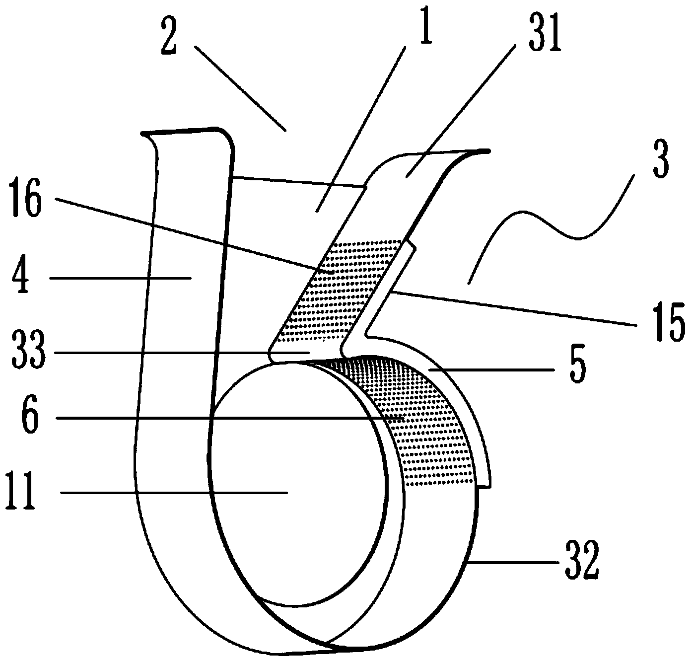 Centrifugal volute and air-conditioner indoor unit with the centrifugal volute