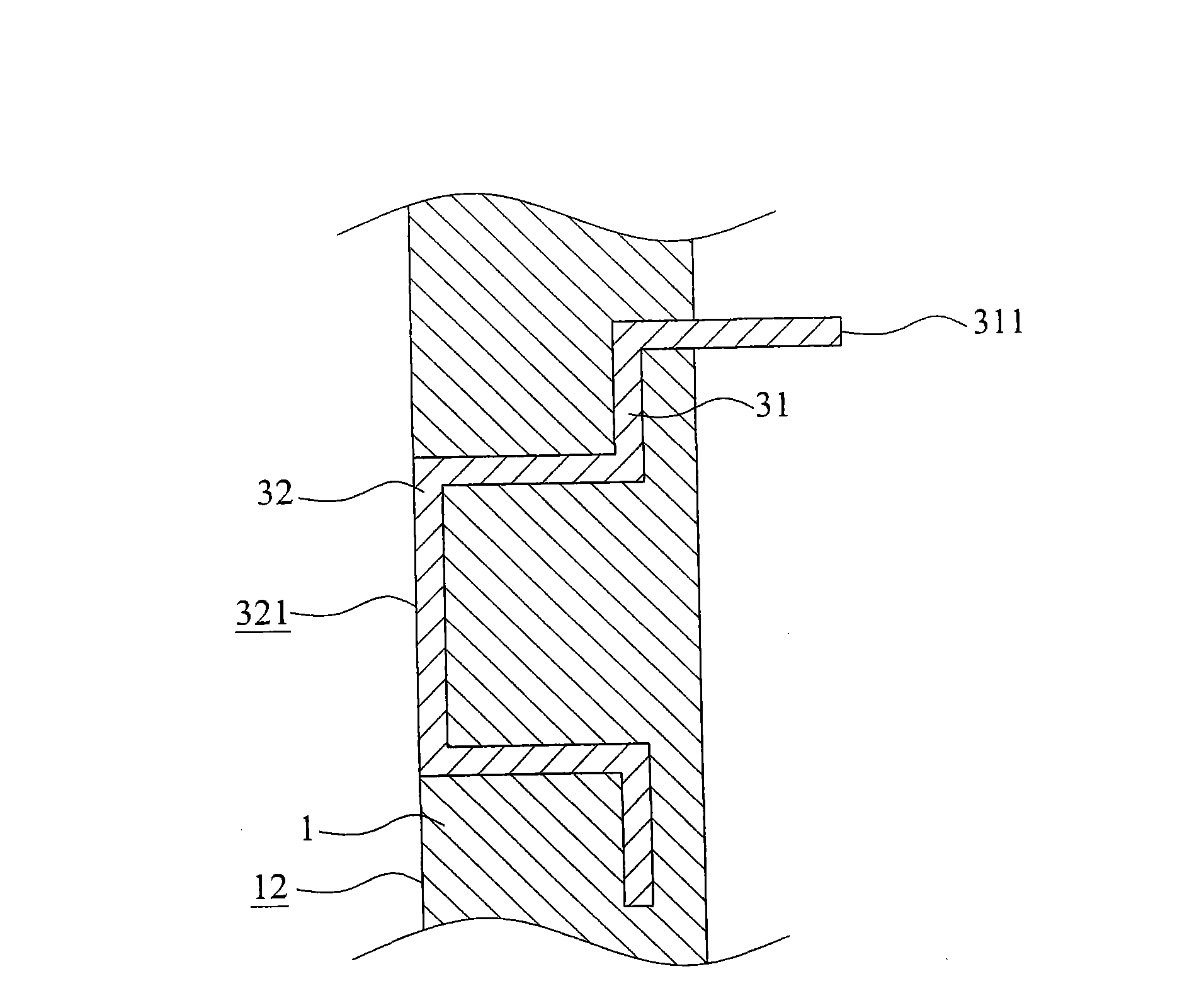 Endoscope capsule with metal implanting contact points