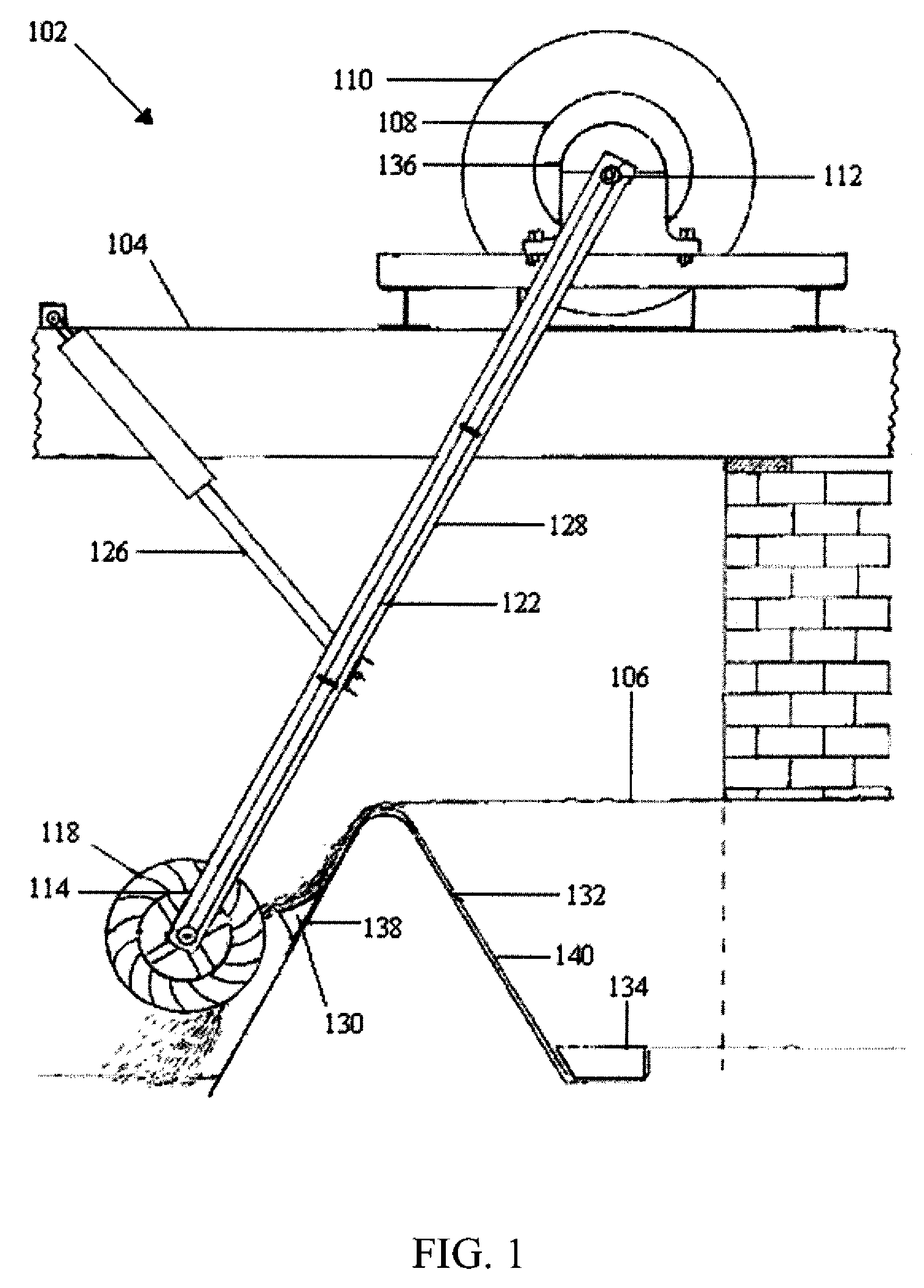 Spillway hydroelectric turbine