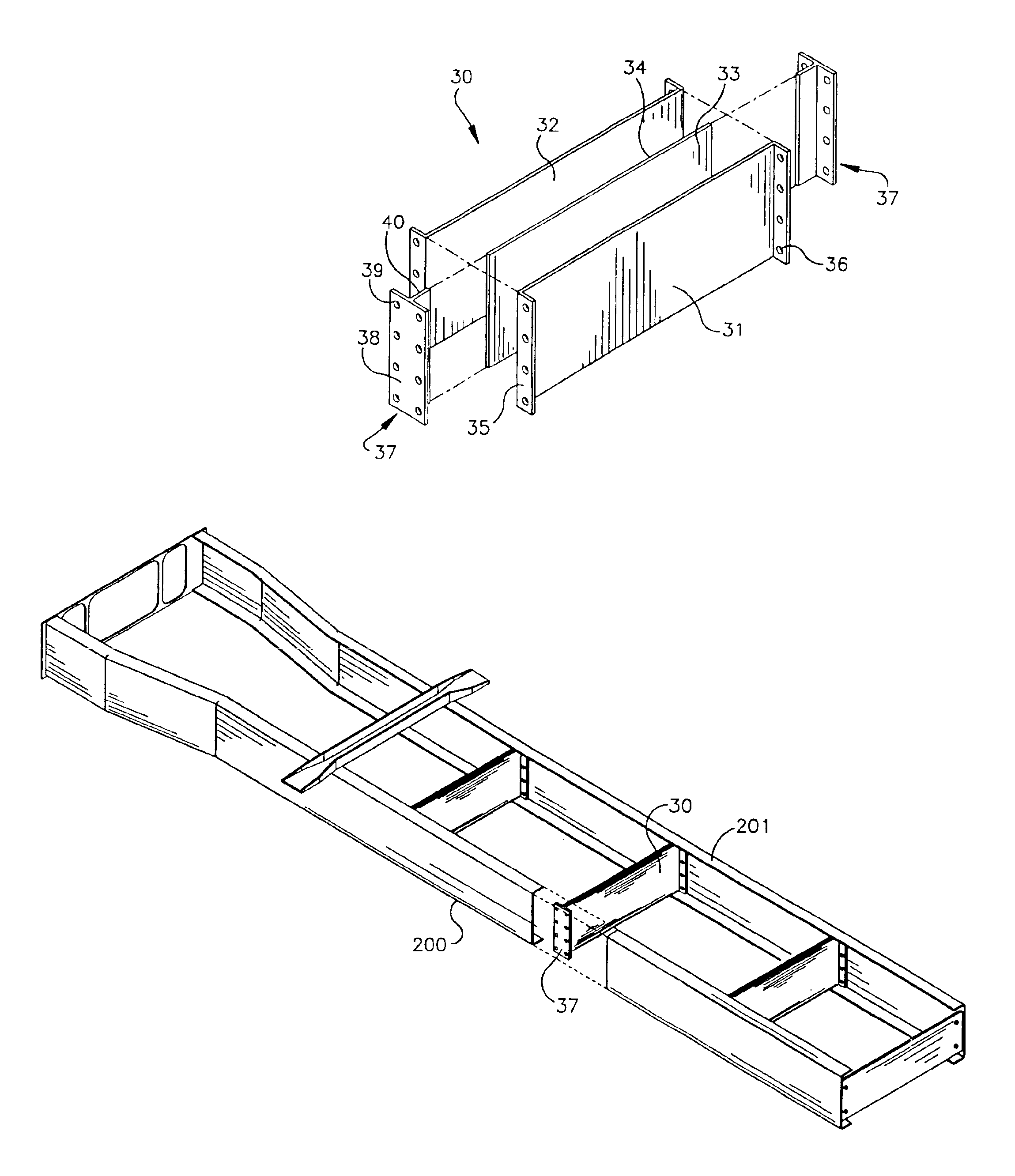 Composite cross member system