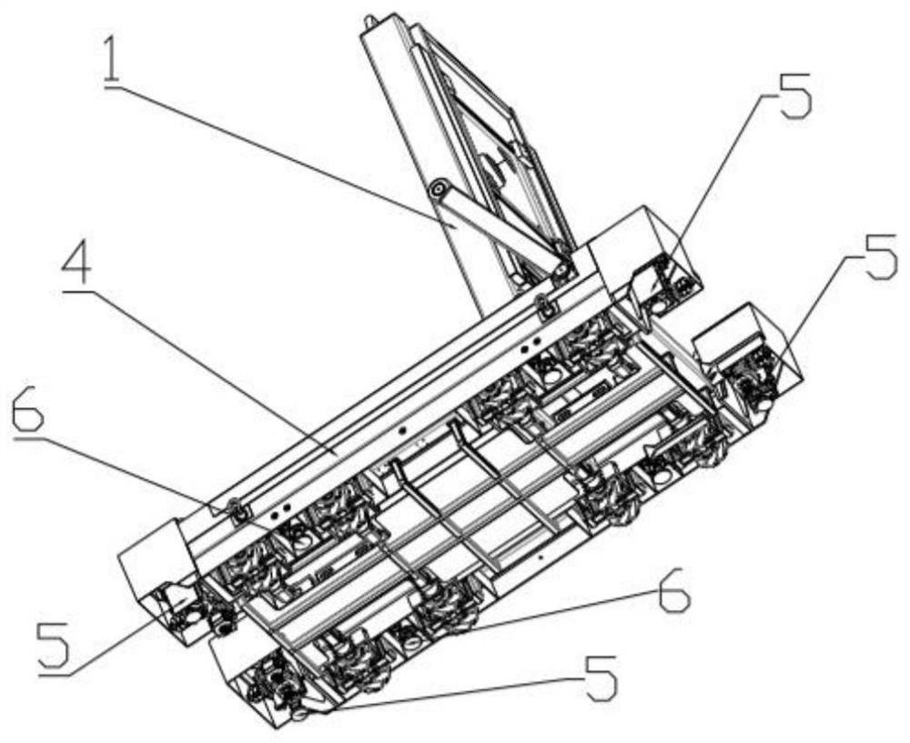 Multi-degree-of-freedom series-parallel posture-adjusting assembly robot