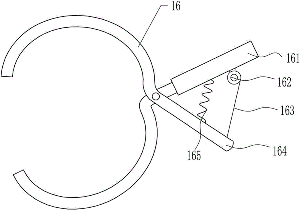 Quick cleaning device for cement barrel for building