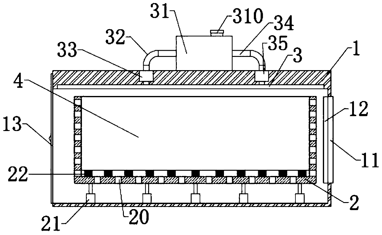 Power lithium battery heat dissipation mechanism