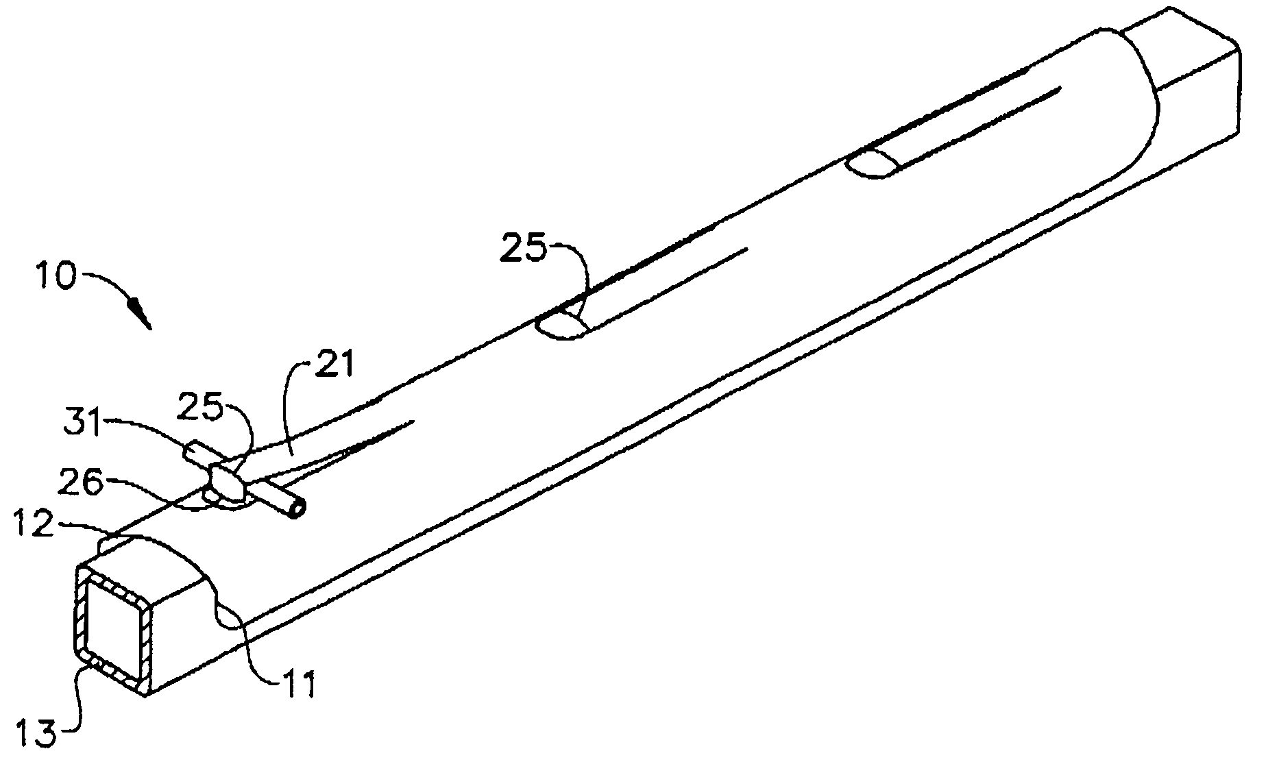 Medication fluid tube stabilization device