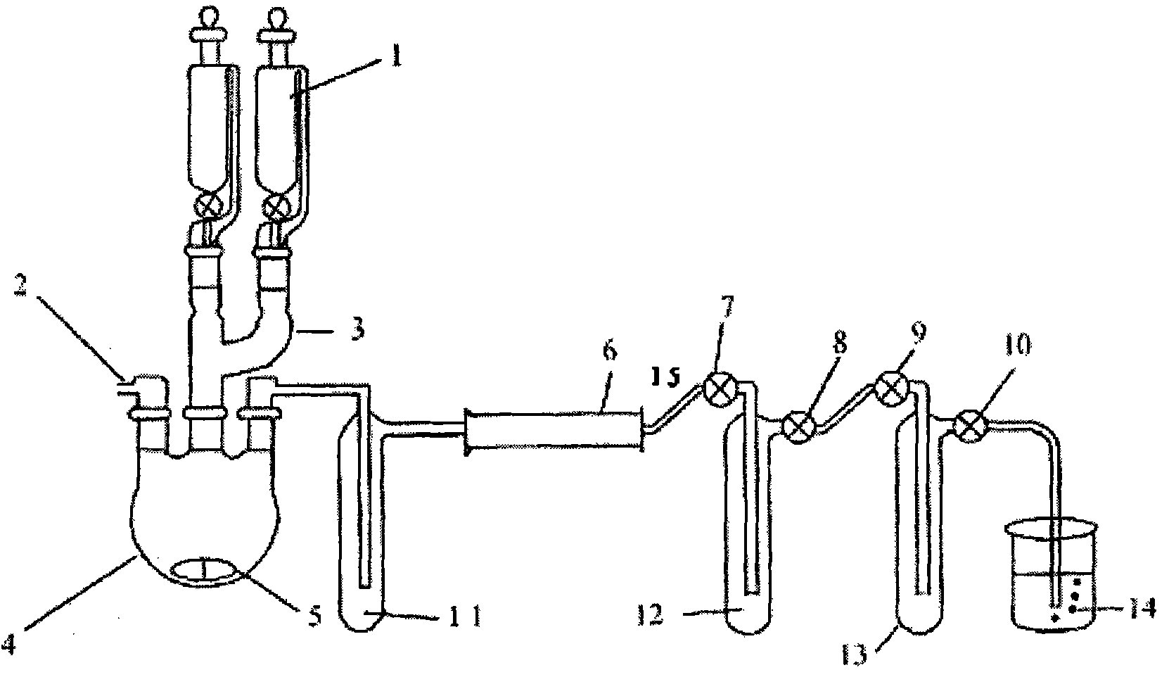 Technology for preparing phosphine by reacting aluminium phosphide with sulfuric acid