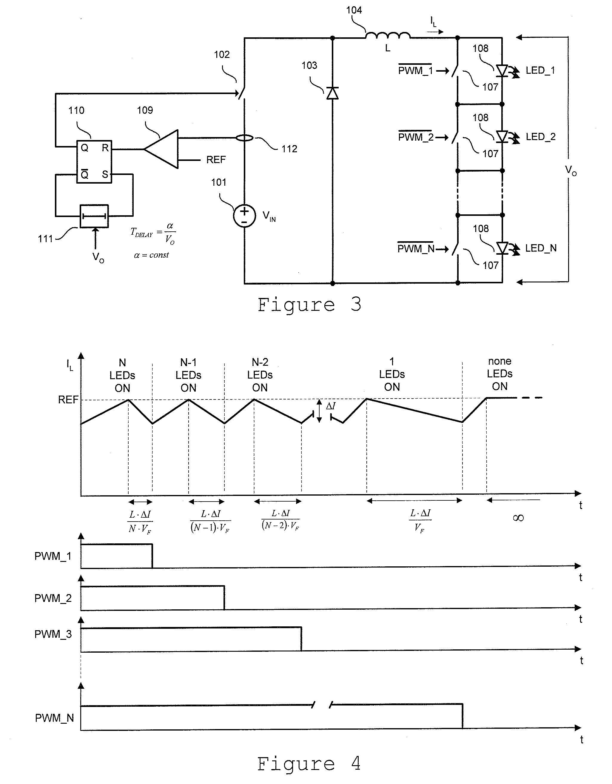 Shunting type pwm dimming circuit for individually controlling brightness of series connected leds operated at constant current and method therefor