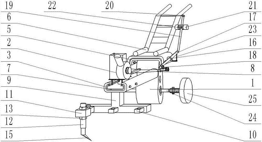 Reciprocating shovel type cultivator