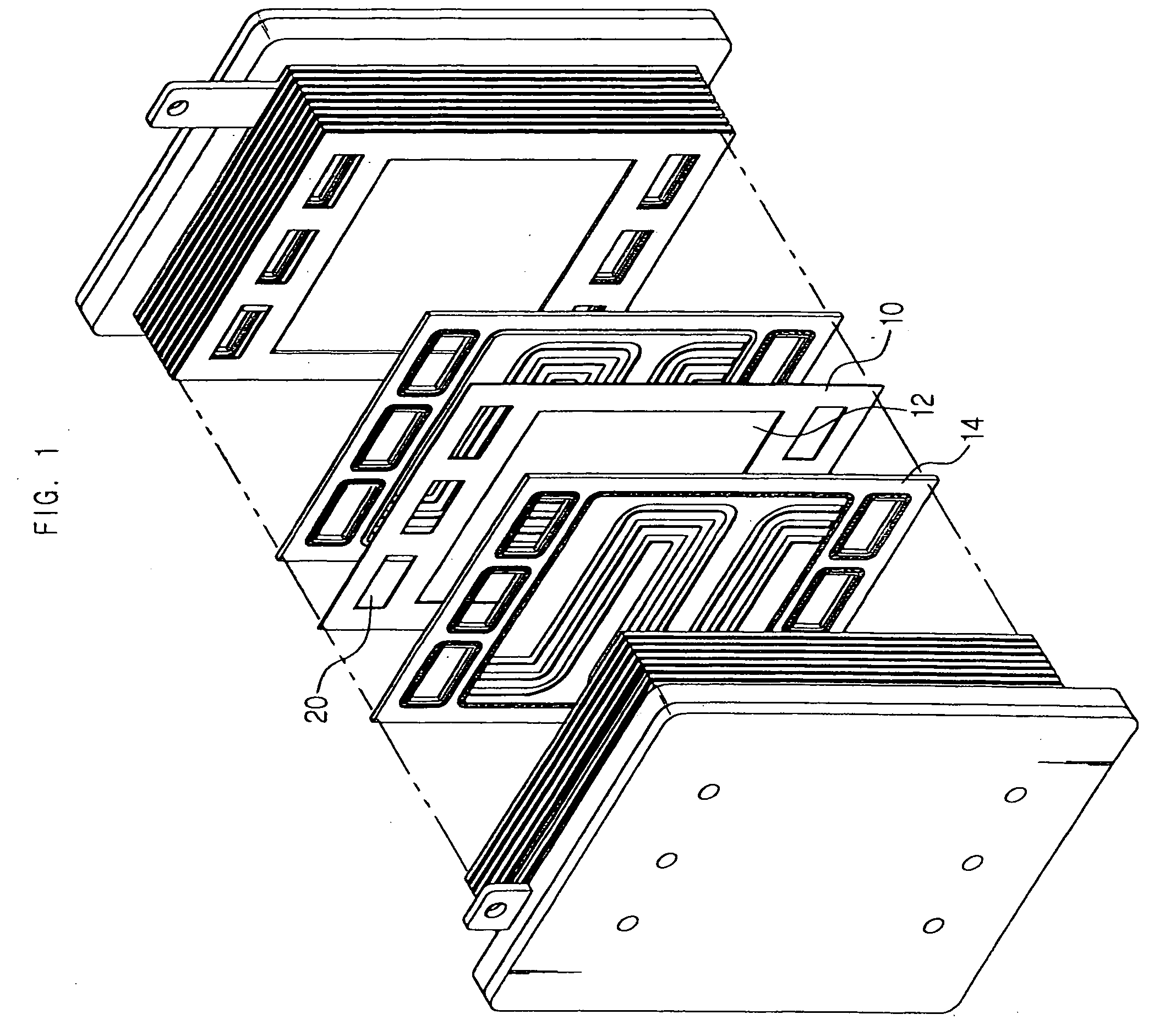 Sealing structure for polymer electrolyte fuel cell