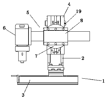 Electric universal mill-drilling device capable of achieving 360-degree rotating and positioning of milling head