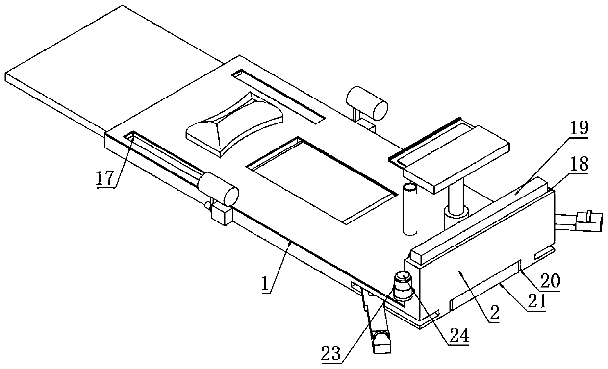 Ligament stretching movable device for sports training