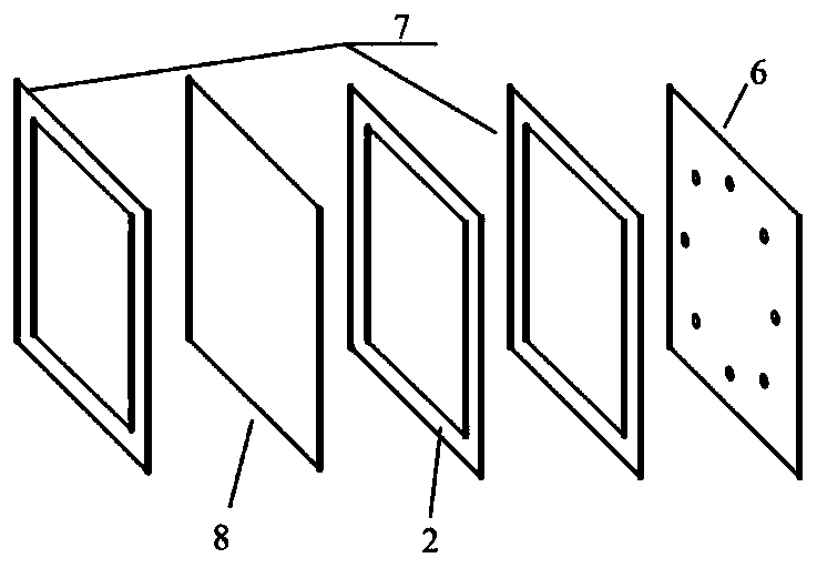 Sealing method and device suitable for large three-way loading permeameter