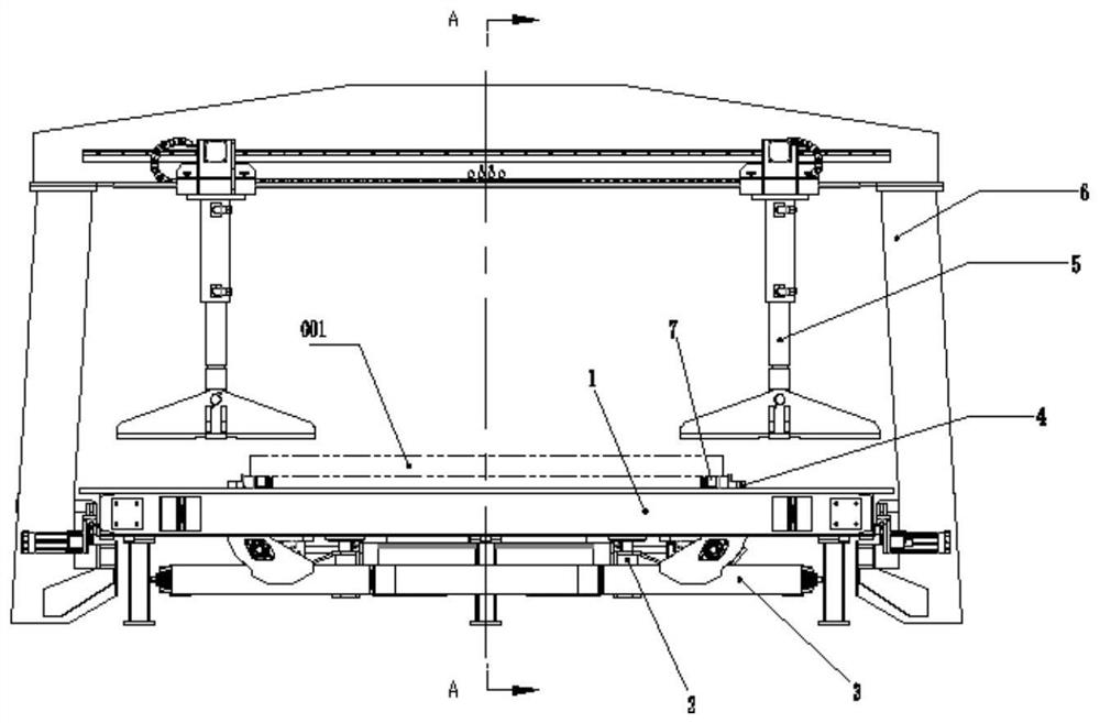 Multifunctional steel structure assembling and welding assembly line platform