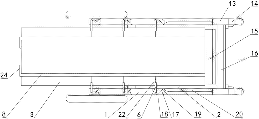 A transfer trolley for tobacco logistics