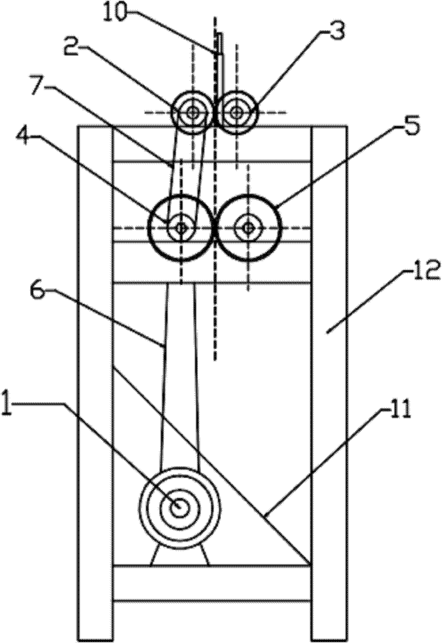 Wool top stretch breaking machine