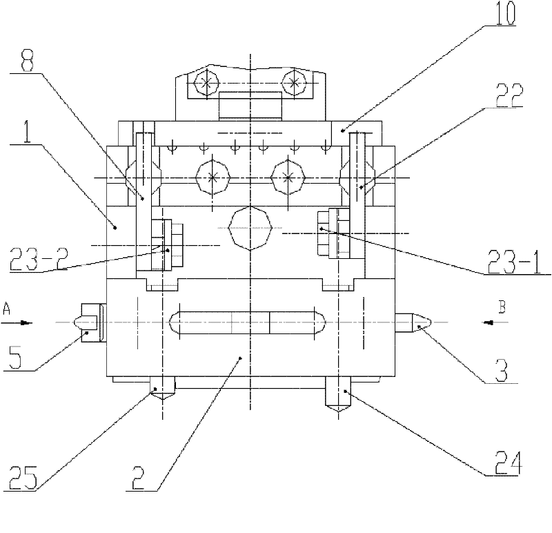 Measuring device for exhaust area of engine turbine guider throat