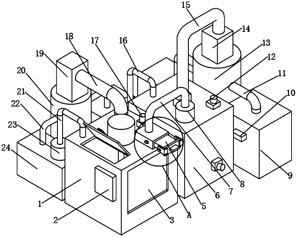 Device for making plasticizer DOTP