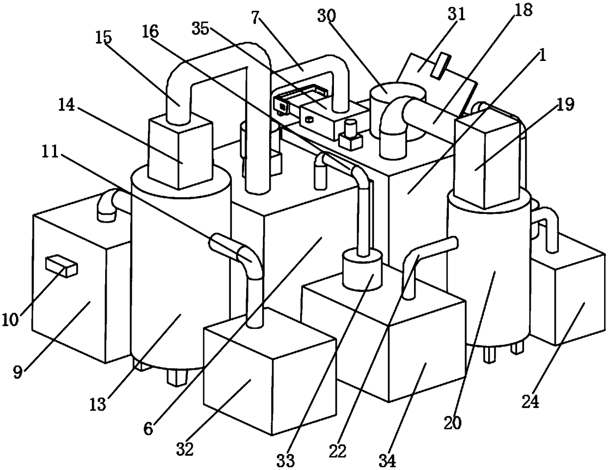 Device for making plasticizer DOTP