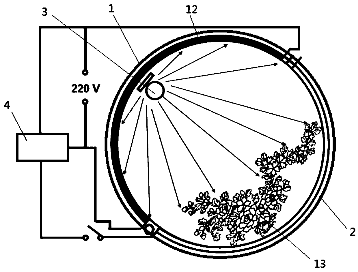 Photovoltaic bionic photoelectrocatalysis integrated air treatment system