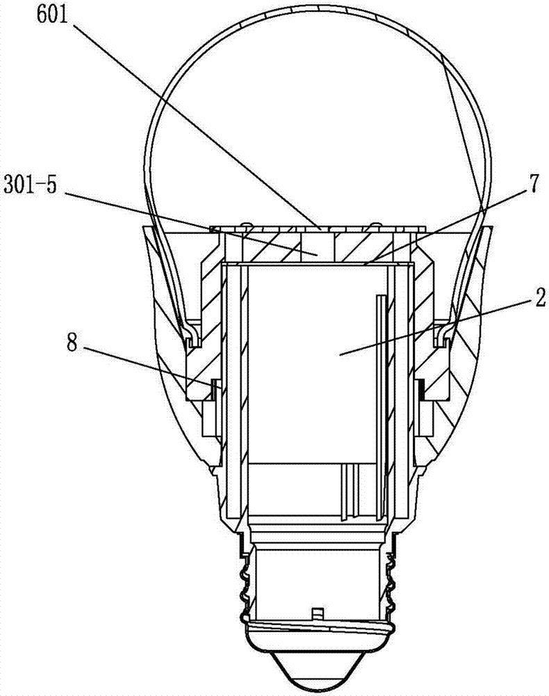 Light emitting diode (LED) lamp bulb