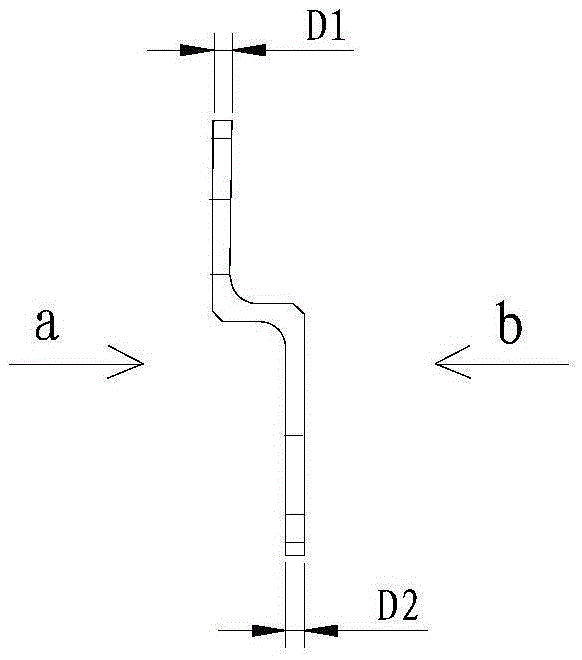 Positioning machining method for thin hook-face parts