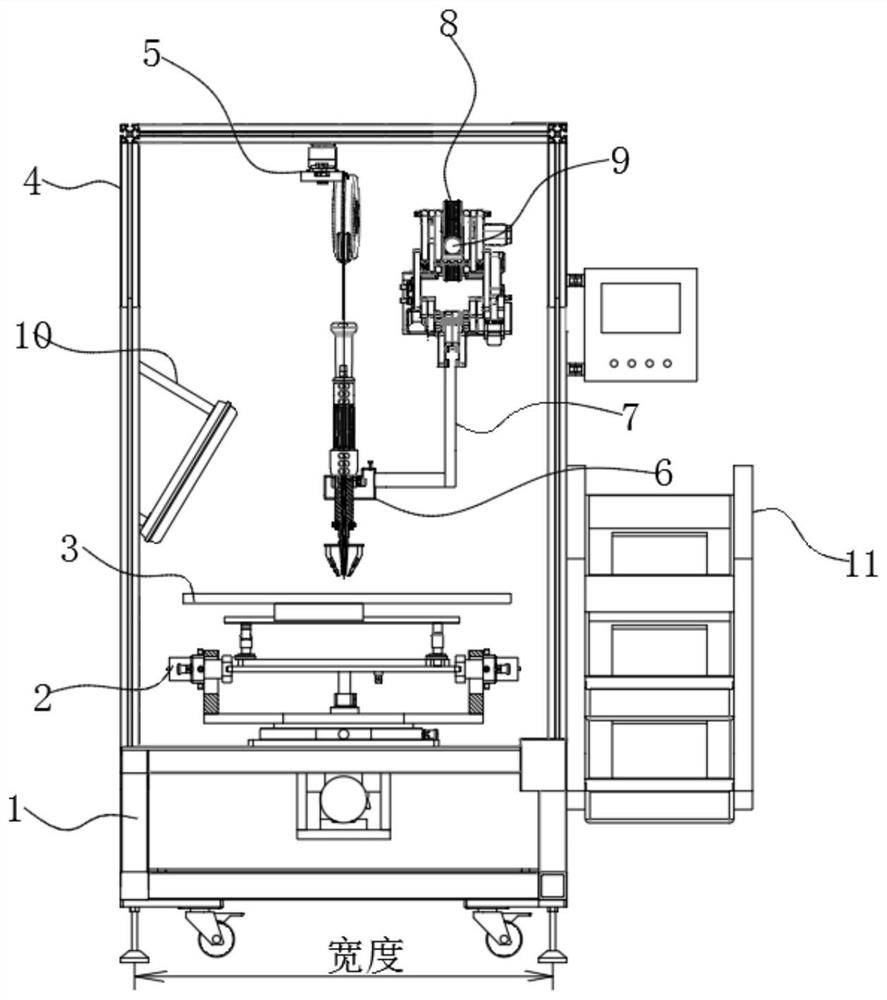 Computer network security firewall mainboard machining device