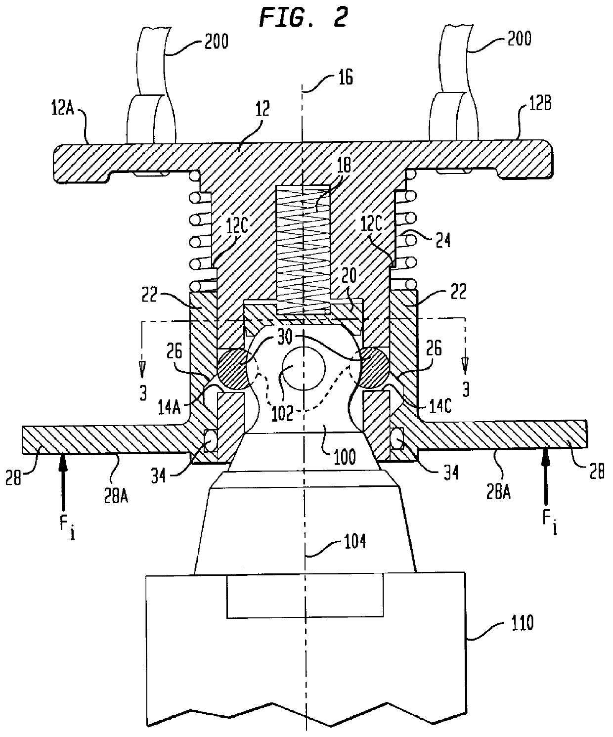 Water-impact release mechanism