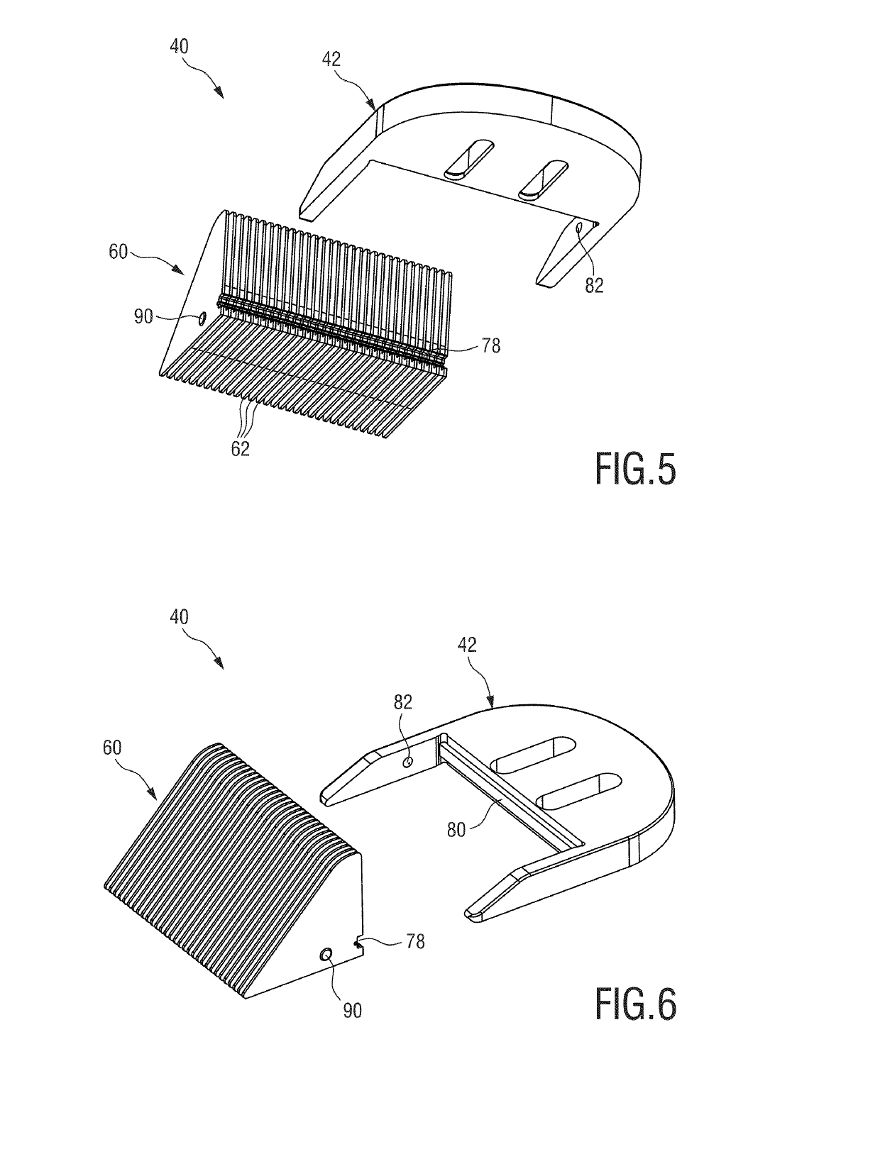 Blade set manufacturing method, blade set and hair cutting appliance