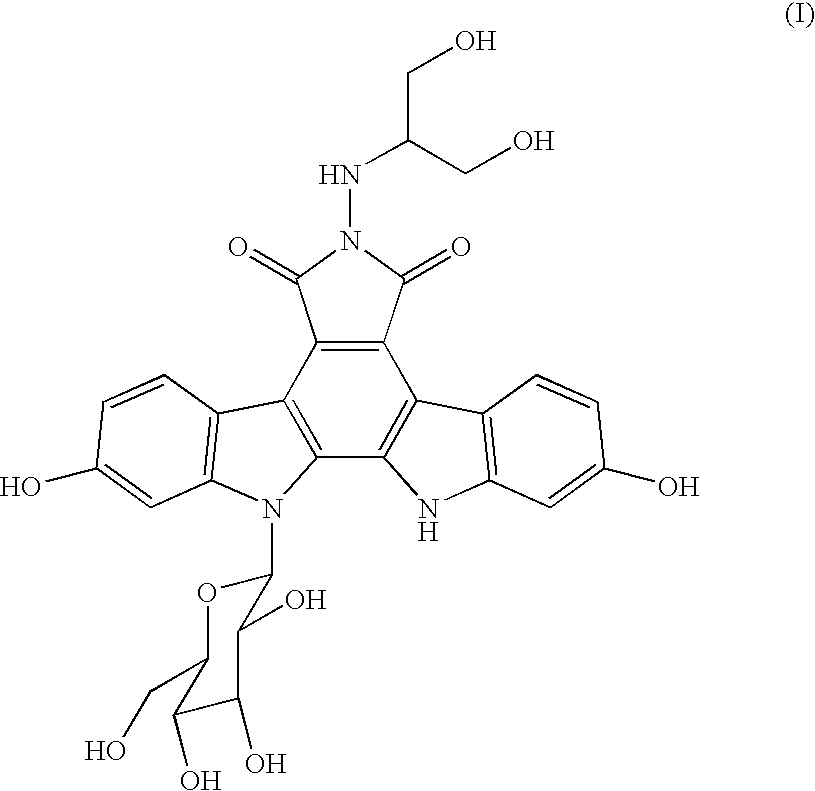 Process for producing indolopyrrolocarbazole derivative