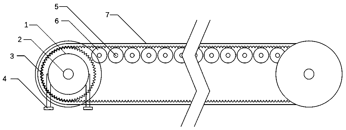 Travelator suitable for underground aerial passenger device