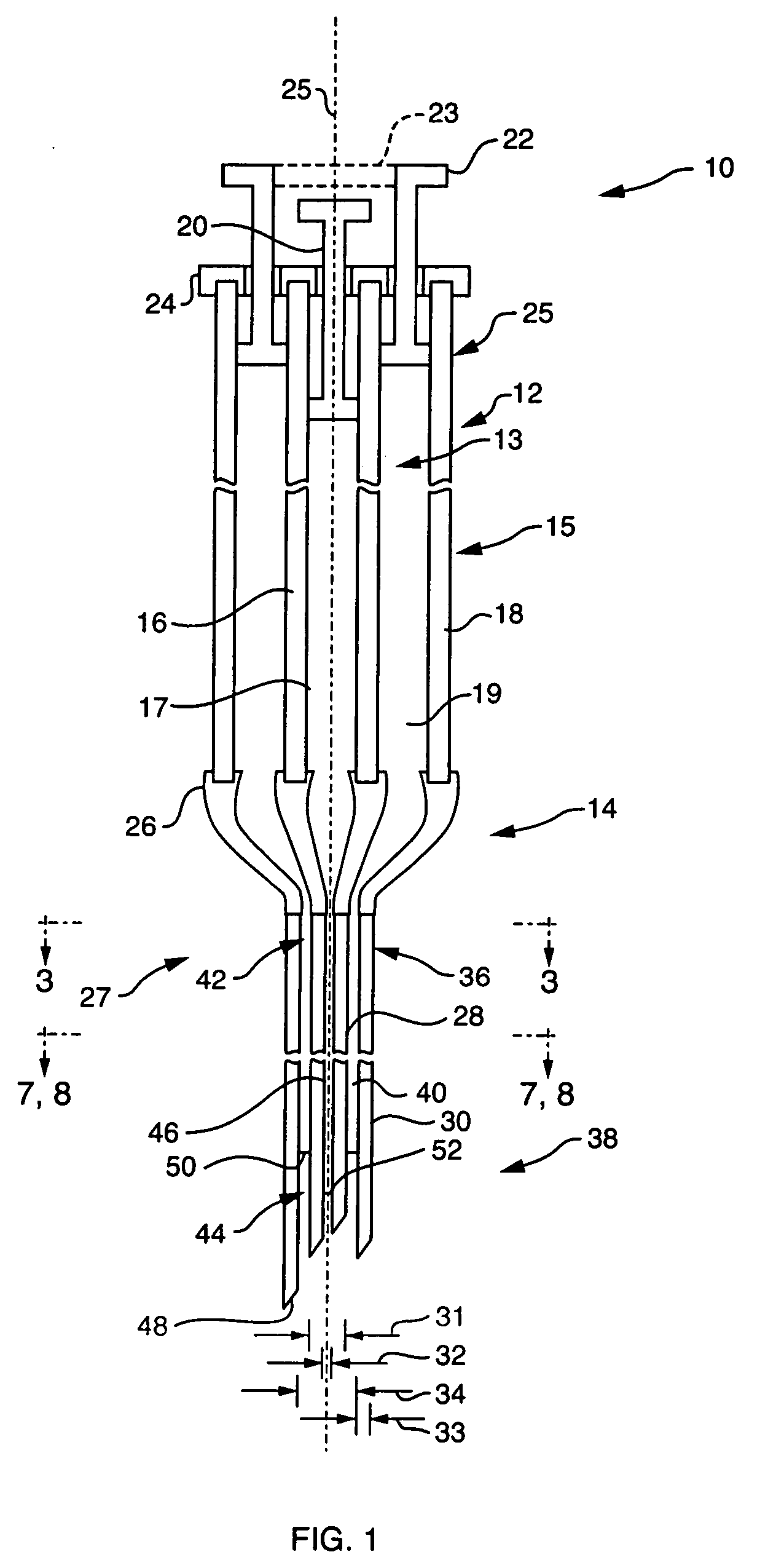 Multi-lumen injection apparatus