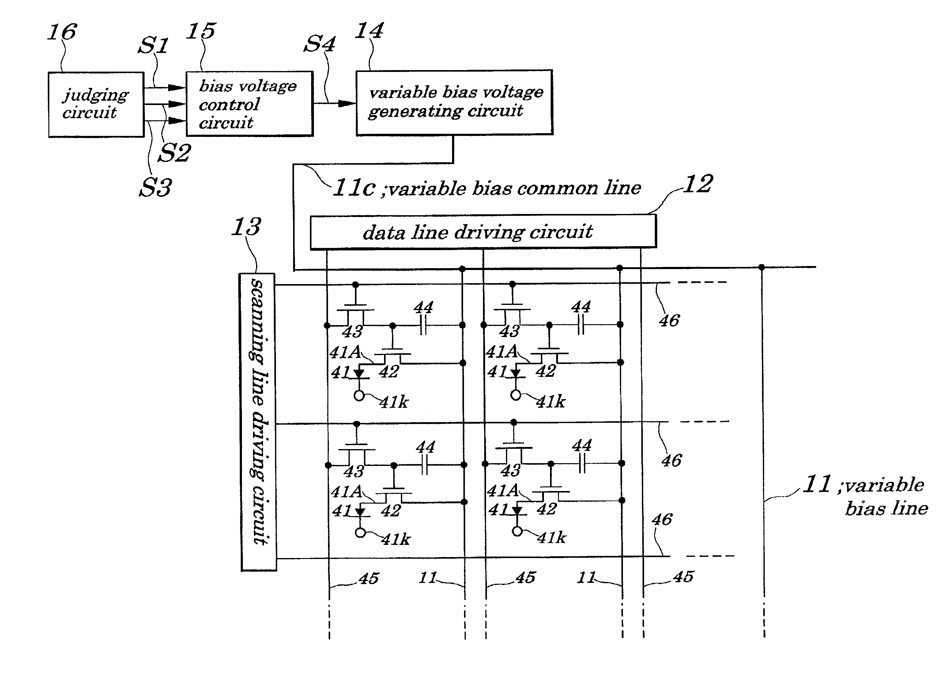 Active-matrix type display device