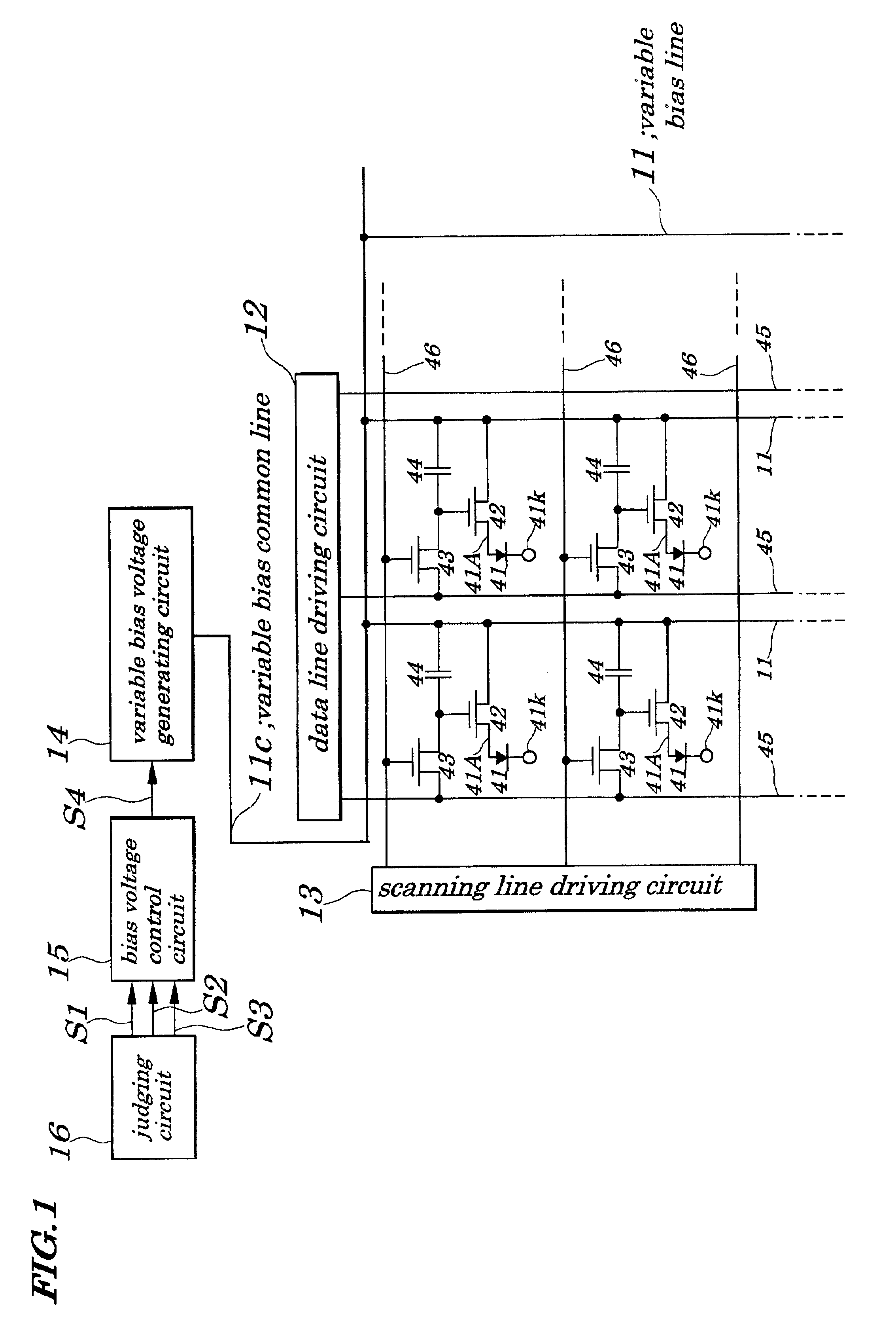 Active-matrix type display device